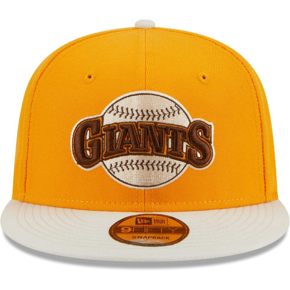 San Francisco Giants Tiramisu  9FIFTY Snapback Hat - Gold | New Era