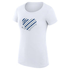Tampa Bay Lightning G-III 4Her by Carl Banks Women's Super-Slim Fit Lightweight Heart T-Shirt