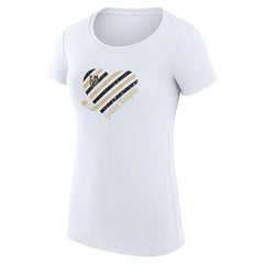 Vegas Golden Knights G-III 4Her by Carl Banks Women's Super-Slim Fit Lightweight Heart T-Shirt
