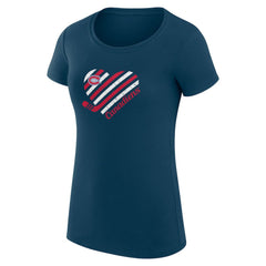 Montreal Canadiens G-III 4Her by Carl Banks Women's Super-Slim Fit Lightweight Heart T-Shirt