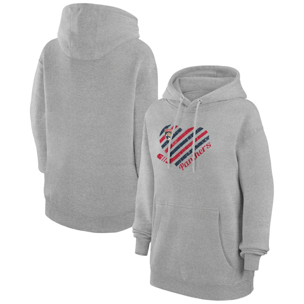 Florida Panthers G-III 4Her by Carl Banks Women's Heart Pullover Hoodie