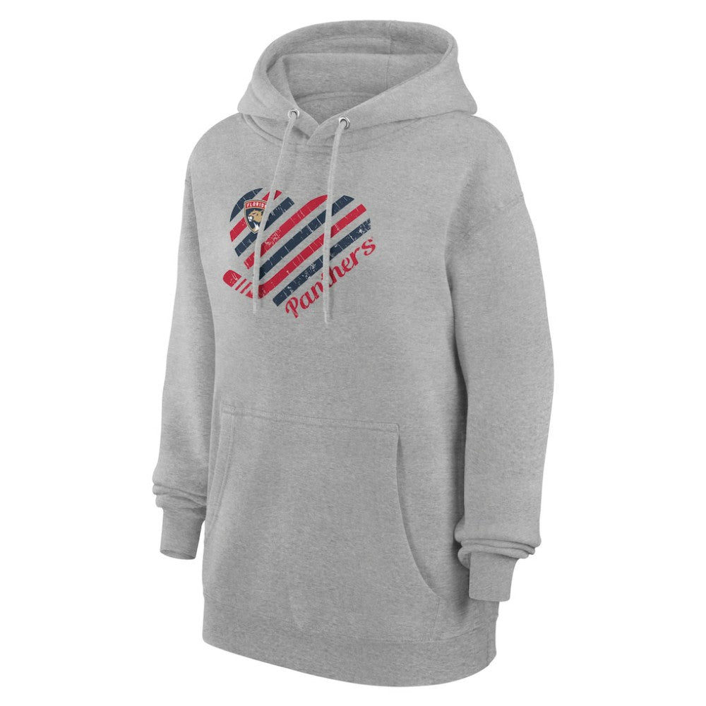 Florida Panthers G-III 4Her by Carl Banks Women's Heart Pullover Hoodie
