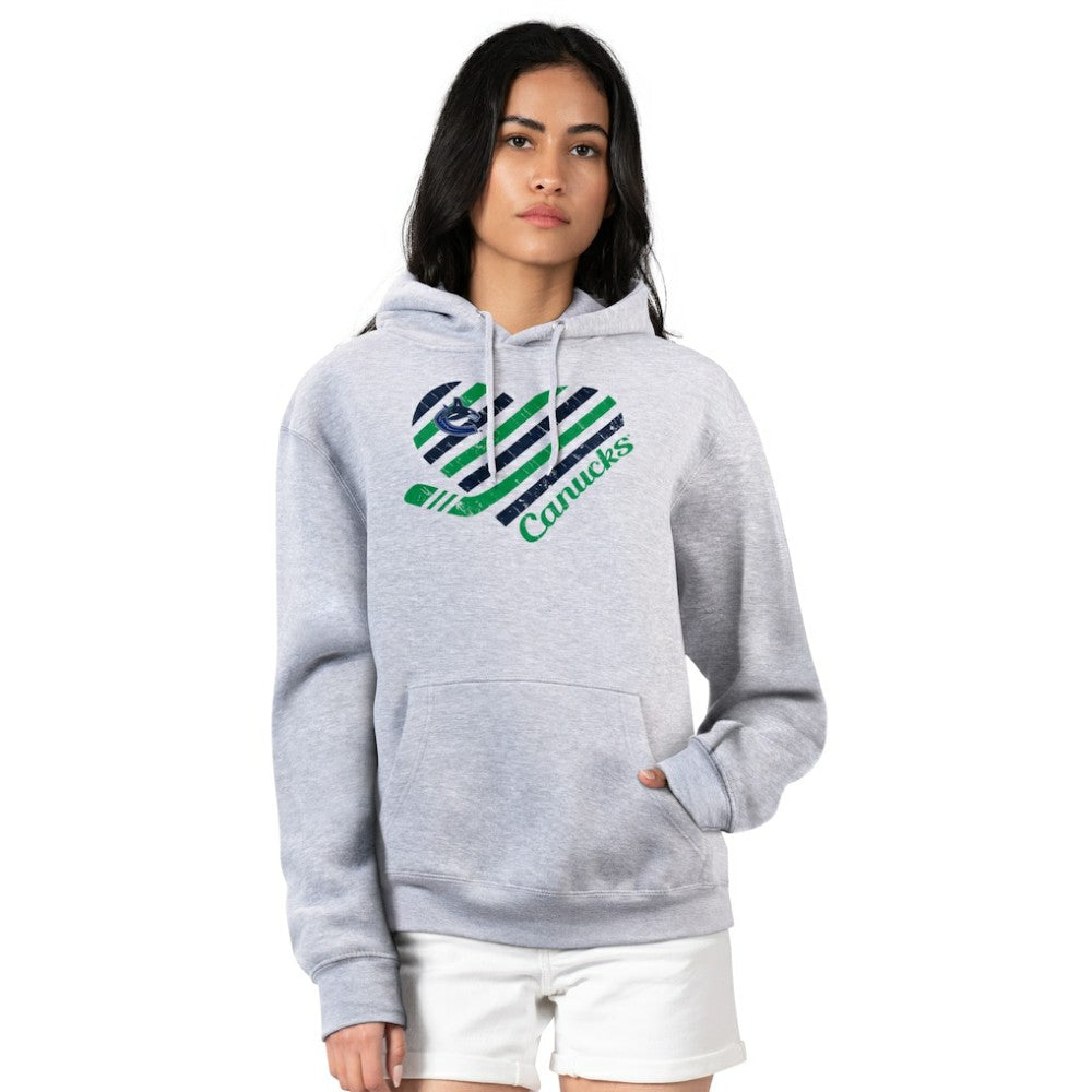Vancouver Canucks G-III 4Her by Carl Banks Women's Heart Pullover Hoodie