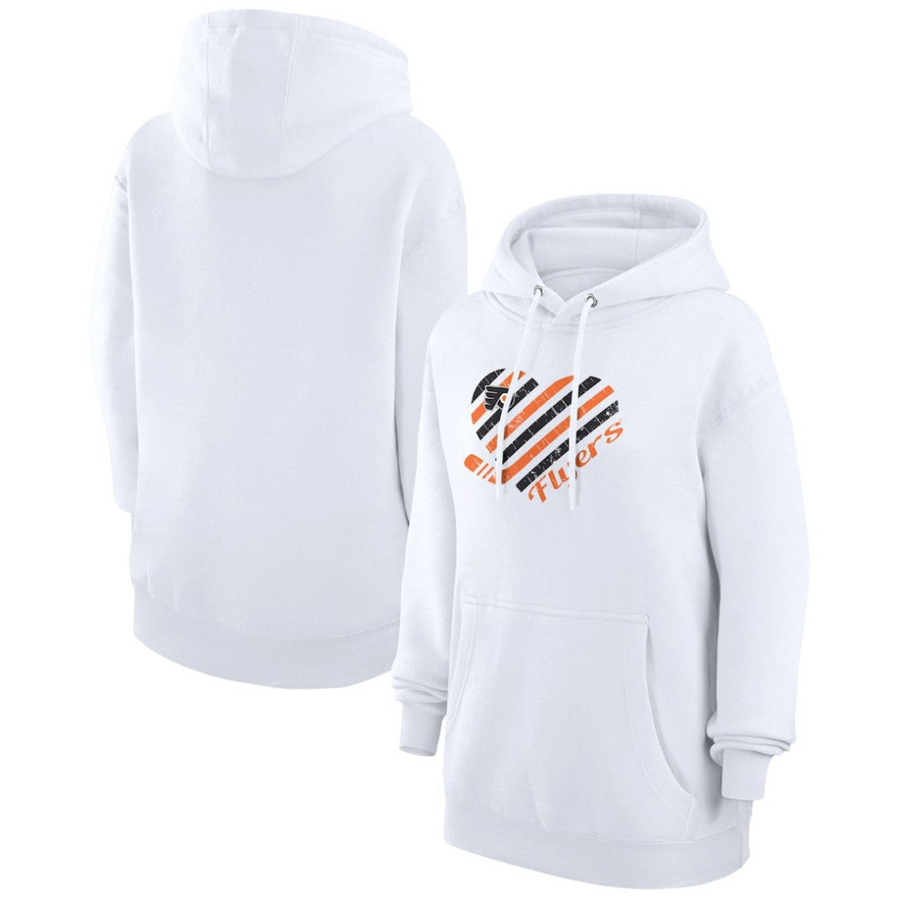Philadelphia Flyers G-III 4Her by Carl Banks Women's Heart Pullover Hoodie