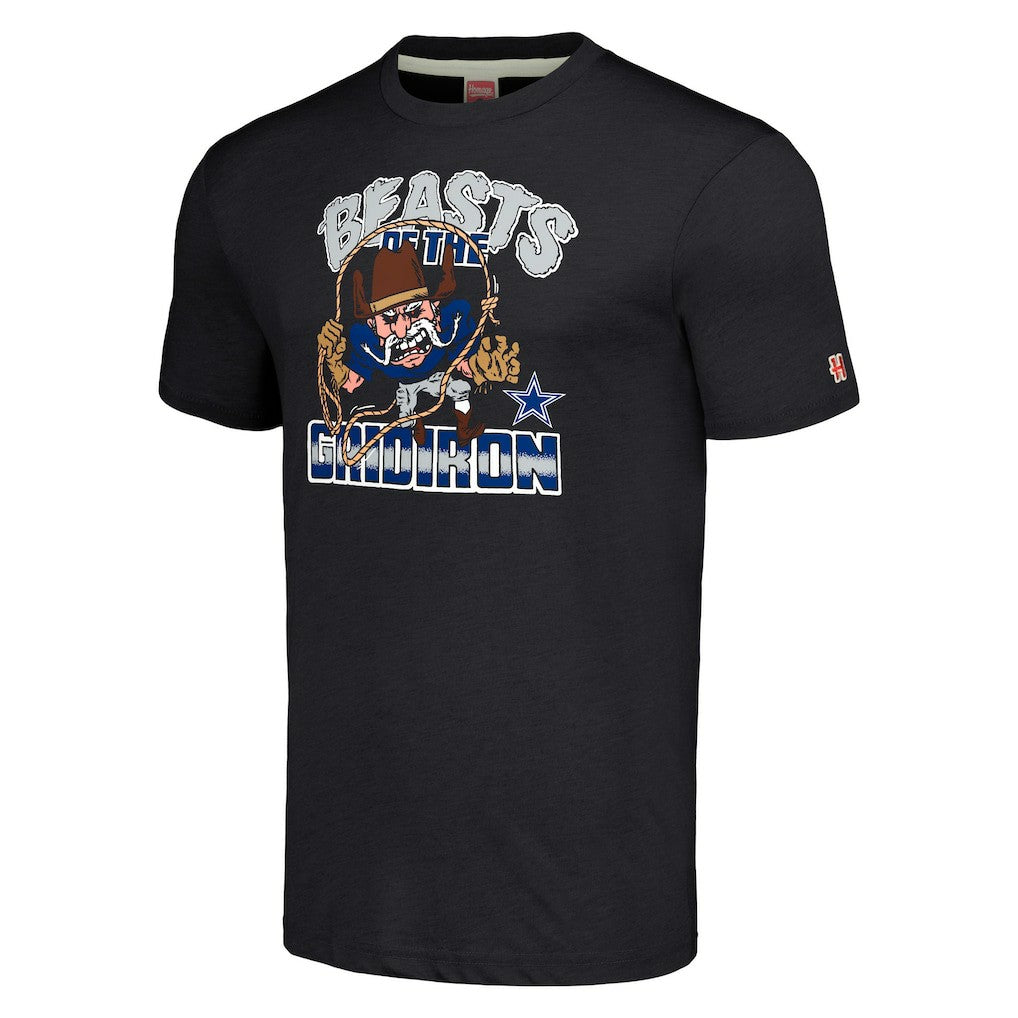 NFL Dallas Cowboys Homage Unisex Monsters of the Gridiron Halloween Tri-Blend T-Shirt