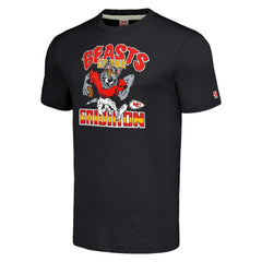 NFL Kansas City Chiefs Homage Unisex Monsters of the Gridiron Halloween Tri-Blend T-Shirt
