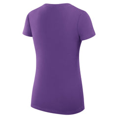 Colorado Rockies G-III 4Her by Carl Banks Women's Super-Slim Fit Lightweight Filigree Team V-Neck T-Shirt - Purple