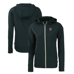 Chicago Cubs Cutter & Buck Women's Daybreak Eco Recycled Full-Zip Hoodie - Navy