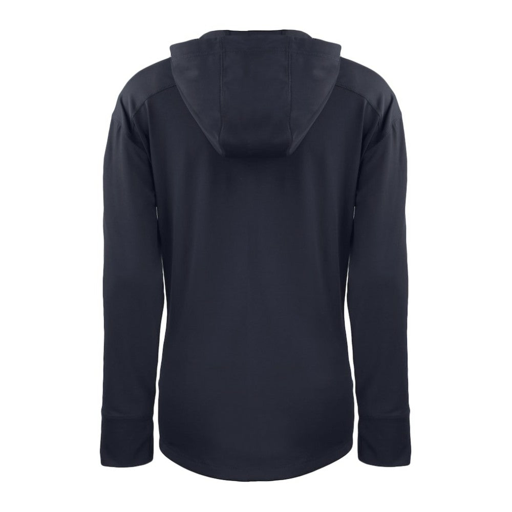 Chicago Cubs Cutter & Buck Women's Daybreak Eco Recycled Half-Zip Hoodie - Navy