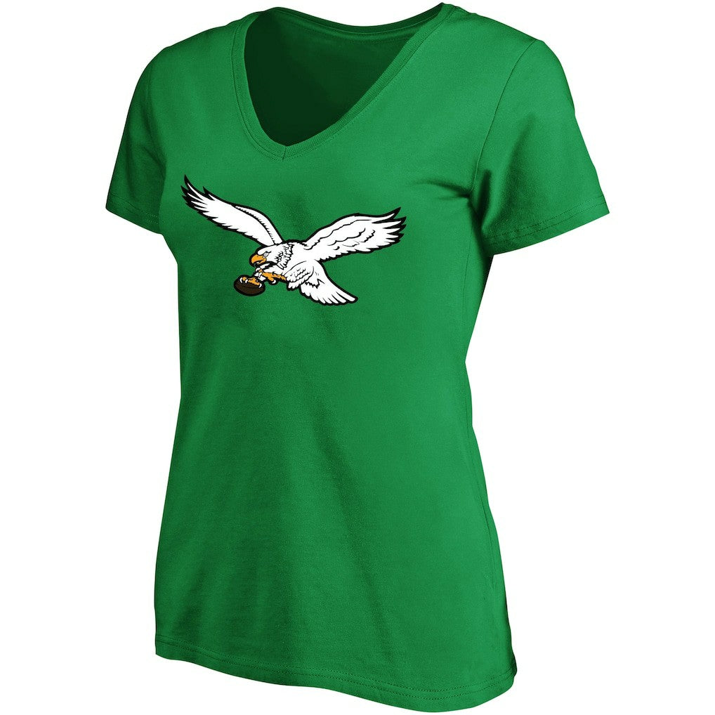 NFL Philadelphia Eagles Jalen Hurts  Women's Plus Size Fair Catch Name & Number Scoop Neck T-Shirt