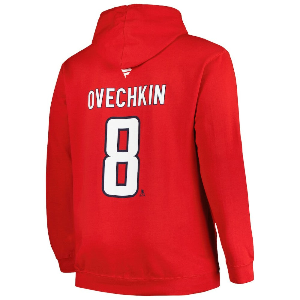 Alexander Ovechkin Washington Capitals Profile Big & Tall Name & Number Pullover Hoodie