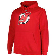Jack Hughes New Jersey Devils Profile Big & Tall Name & Number Pullover Hoodie