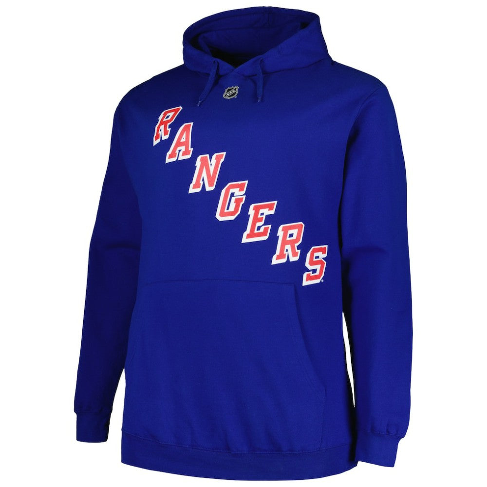 Mika Zibanejad New York Rangers Profile Big & Tall Name & Number Pullover Hoodie