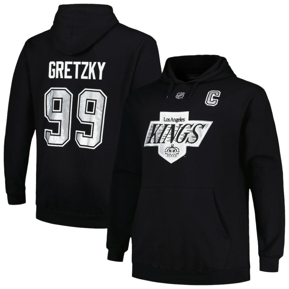 Wayne Gretzky Los Angeles Kings Mitchell & Ness Name & Number Pullover Hoodie