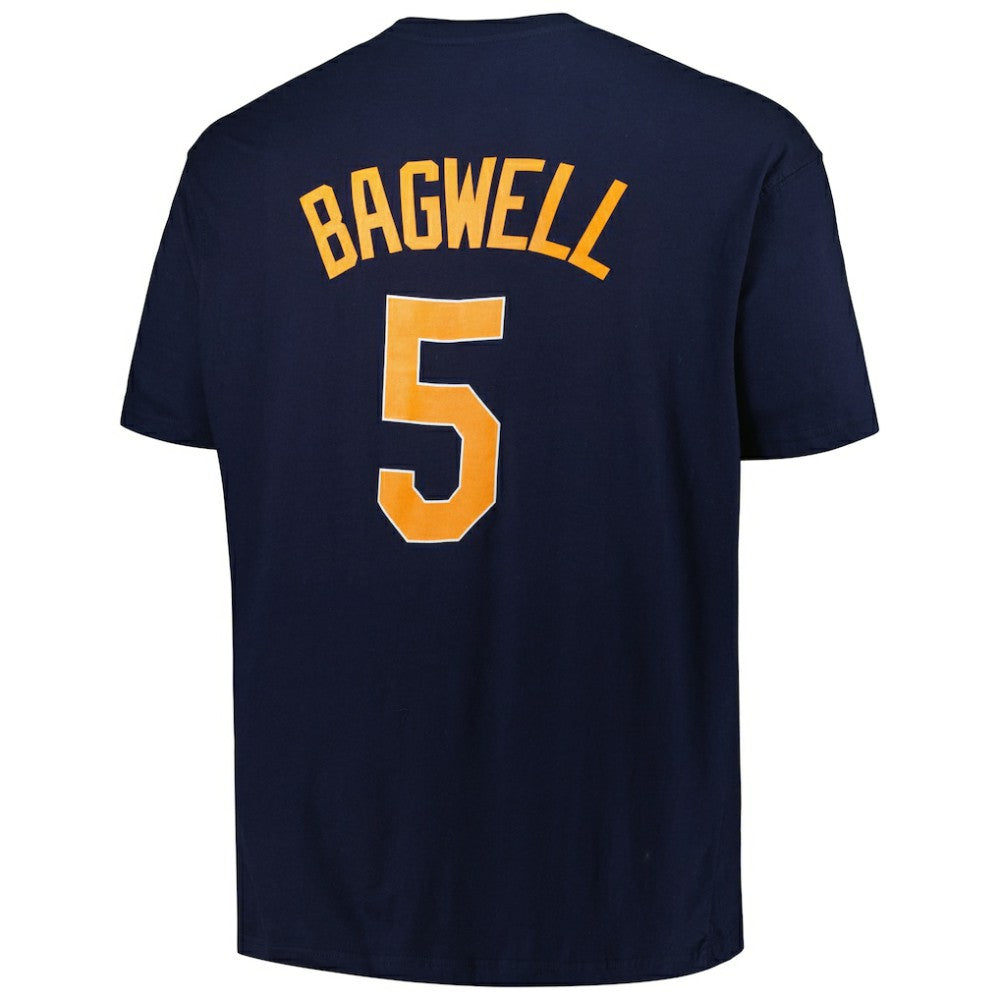 Jeff Bagwell Houston Astros Profile Big & Tall Cooperstown Collection Player Name & Number T-Shirt - Navy