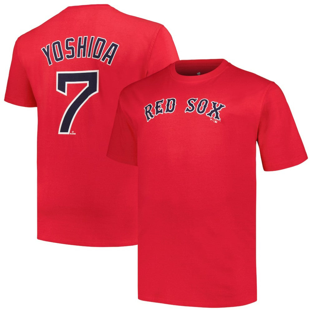 Masataka Yoshida Boston Red Sox Big & Tall Name & Number T-Shirt - Red