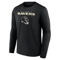 NFL Baltimore Ravens Lamar Jackson  Team Wordmark Long Sleeve T-Shirt