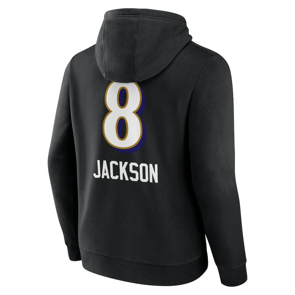 NFL Baltimore Ravens Lamar Jackson  Team Wordmark Pullover Hoodie