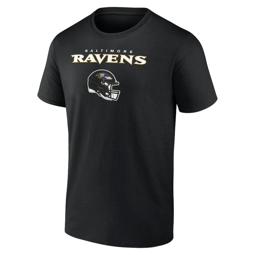 NFL Baltimore Ravens Lamar Jackson  Team Wordmark Name & Number T-Shirt