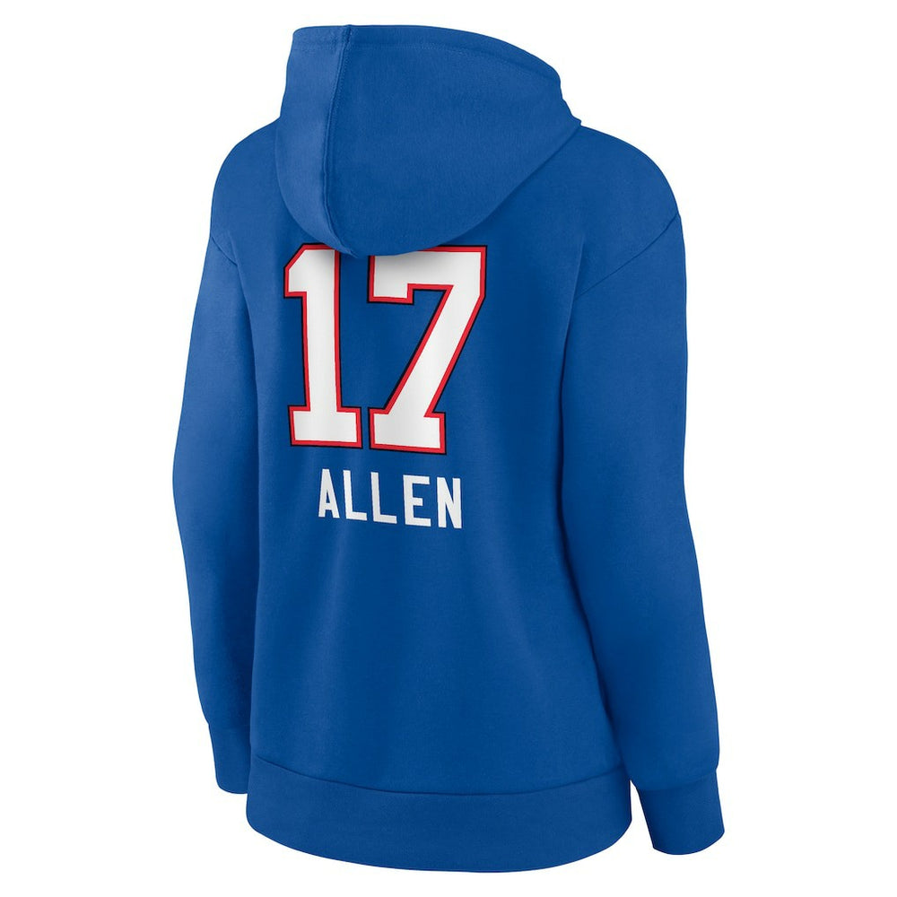 NFL Buffalo Bills Josh Allen  Women's Team Wordmark Pullover Hoodie