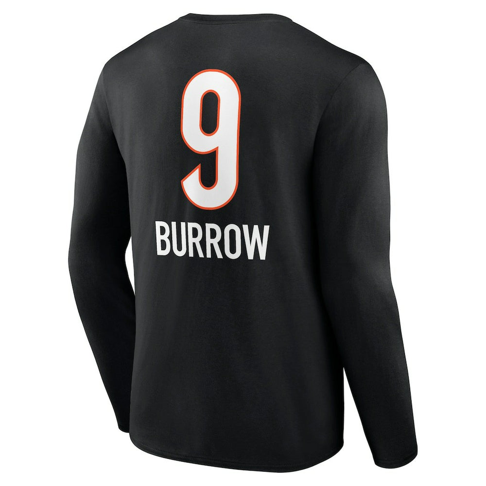 NFL Cincinnati Bengals Joe Burrow  Team Wordmark Long Sleeve T-Shirt