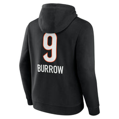 NFL Cincinnati Bengals Joe Burrow  Team Wordmark Pullover Hoodie