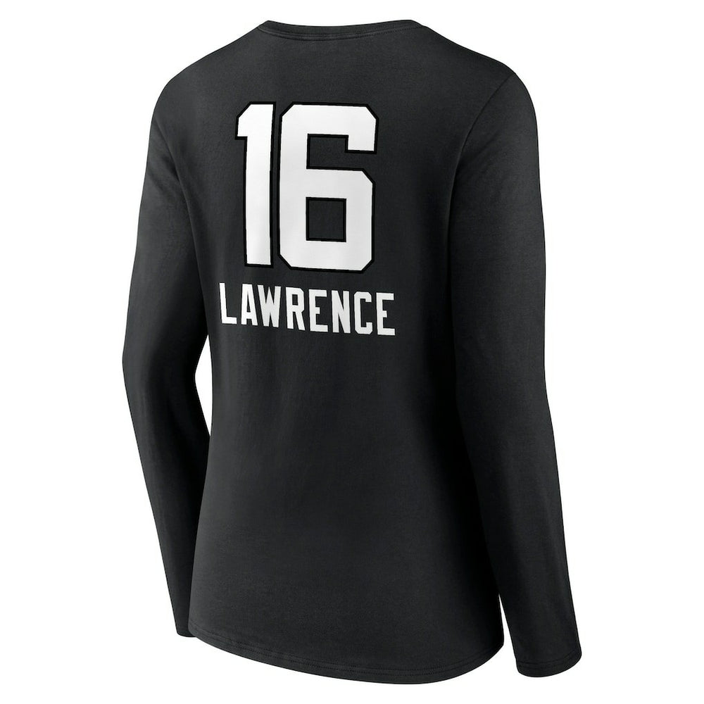 NFL Jacksonville Jaguars Trevor Lawrence  Women's Team Wordmark Long Sleeve V-Neck T-Shirt