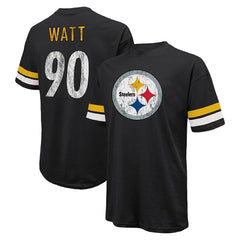 NFL Pittsburgh Steelers T.J. Watt  Majestic Threads Name & Number Oversize Fit T-Shirt