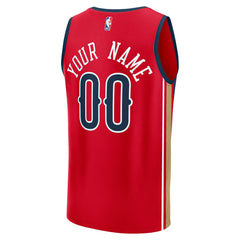 New Orleans Pelicans Fast Break Custom Jersey - Statement Edition - Red | Fanatics shop