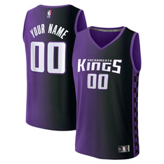 Sacramento Kings Youth Fast Break Custom Replica Jersey - Purple - Statement Edition | Fanatics discount