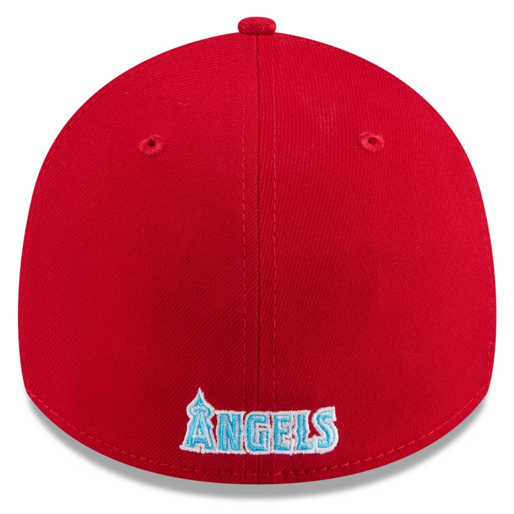 Los Angeles Angels 2024 Father's Day 39THIRTY Flex Hat - Red | New Era