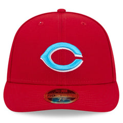 Cincinnati Reds 2024 Father's Day Low Profile 59FIFTY Fitted Hat - Red | New Era