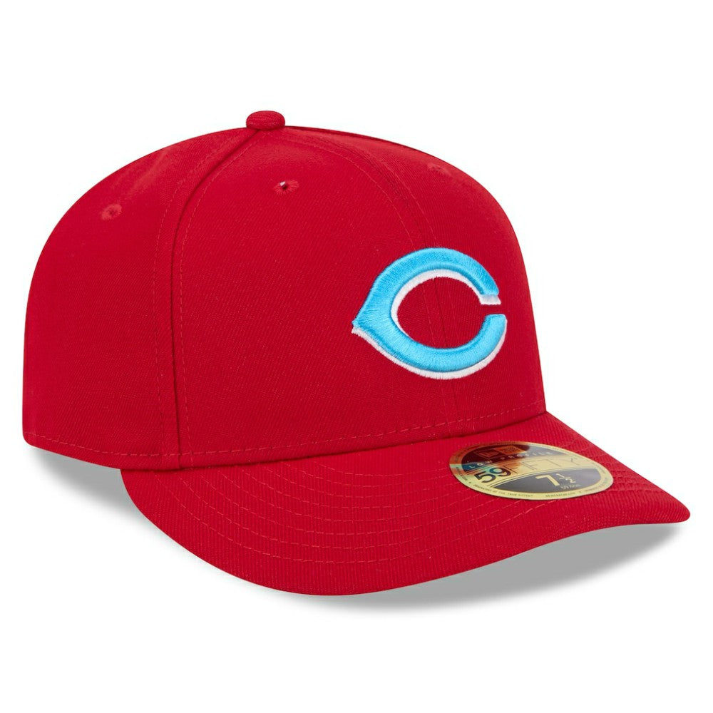 Cincinnati Reds 2024 Father's Day Low Profile 59FIFTY Fitted Hat - Red | New Era