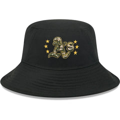 Athletics 2024 Armed Forces Day Bucket Hat - Black | New Era