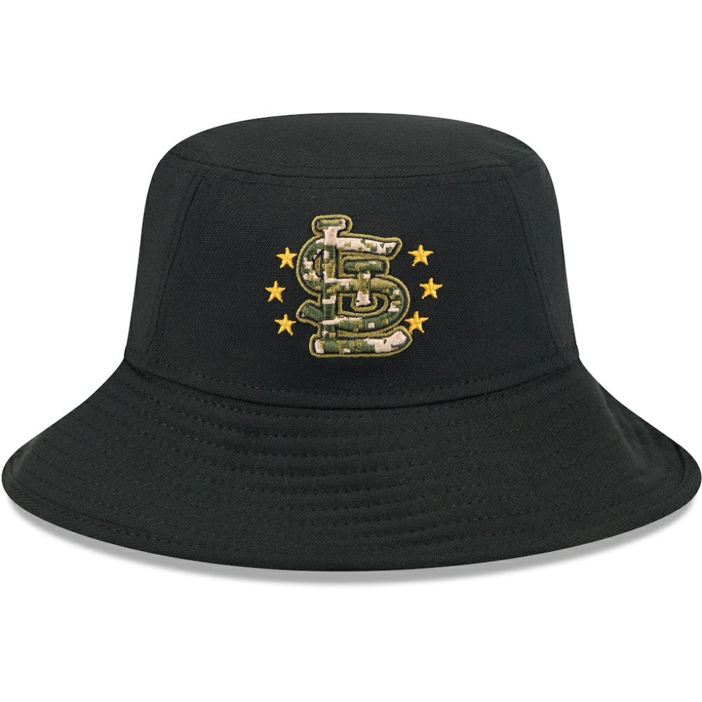 St. Louis Cardinals 2024 Armed Forces Day Bucket Hat - Black | New Era