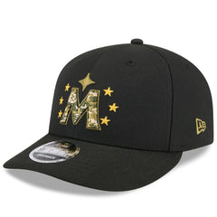 Minnesota Twins 2024 Armed Forces Day Low Profile 9FIFTY Snapback Hat - Black | New Era