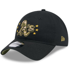 Athletics 2024 Armed Forces Day 9TWENTY Adjustable Hat - Black | New Era