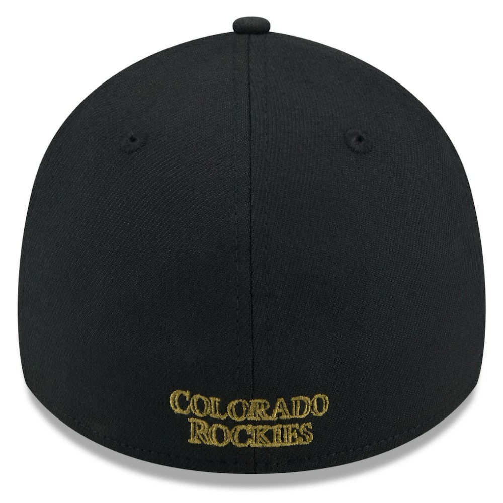 Colorado Rockies 2024 Armed Forces Day 39THIRTY Flex Hat - Black | New Era