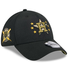 Houston Astros 2024 Armed Forces Day 39THIRTY Flex Hat - Black | New Era