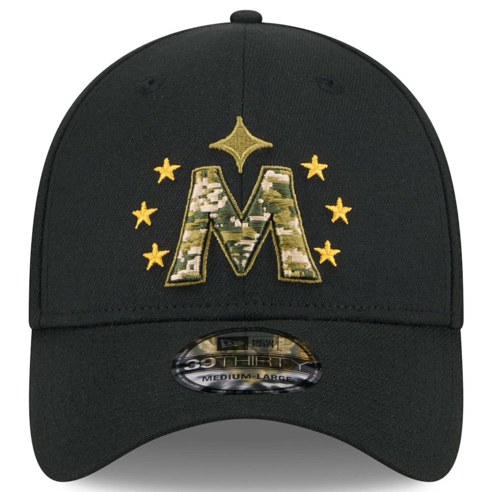 Minnesota Twins 2024 Armed Forces Day 39THIRTY Flex Hat - Black | New Era