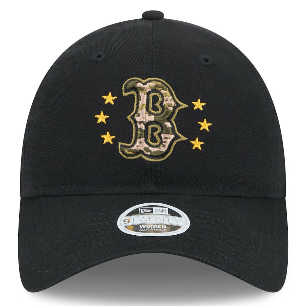 Boston Red Sox Women's 2024 Armed Forces Day 9TWENTY Adjustable Hat - Black | New Era