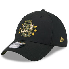 San Diego Padres 2024 Armed Forces Day 39THIRTY Flex Hat - Black | New Era