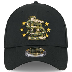 St. Louis Cardinals 2024 Armed Forces Day 39THIRTY Flex Hat - Black | New Era