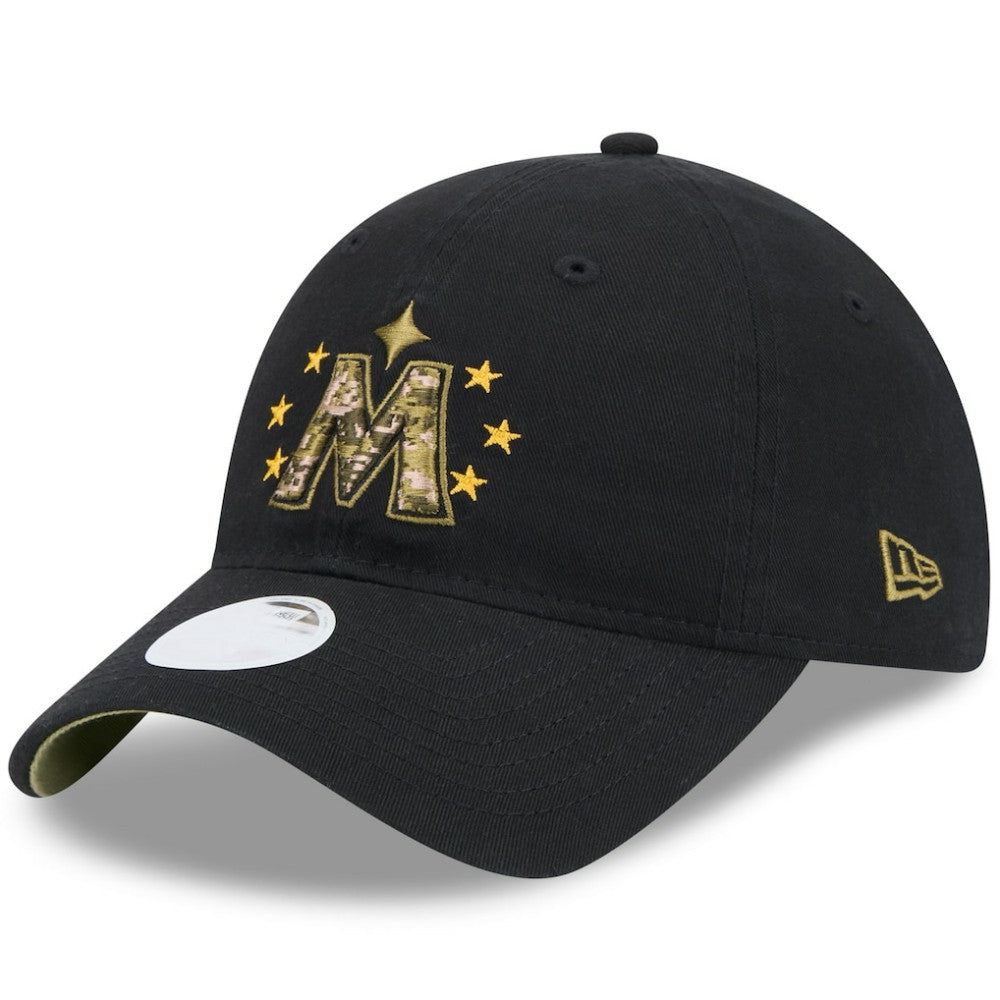 Minnesota Twins Women's 2024 Armed Forces Day 9TWENTY Adjustable Hat - Black | New Era
