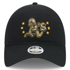 Athletics Women's 2024 Armed Forces Day 9TWENTY Adjustable Hat - Black | New Era