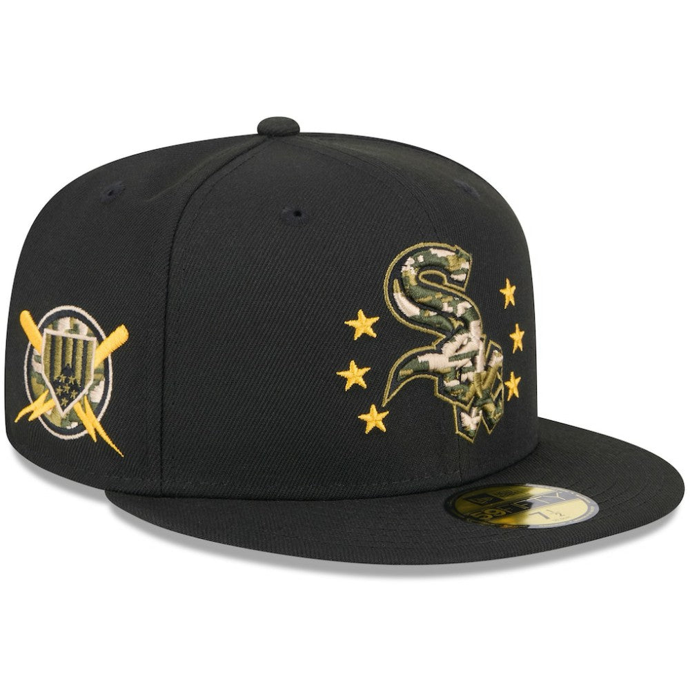 Chicago White Sox 2024 Armed Forces Day On-Field 59FIFTY Fitted Hat - Black | New Era