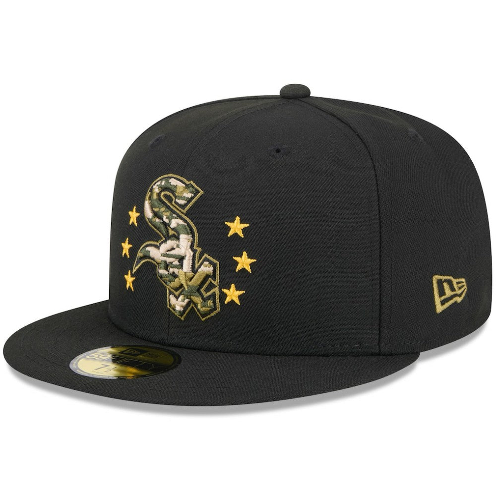 Chicago White Sox 2024 Armed Forces Day On-Field 59FIFTY Fitted Hat - Black | New Era