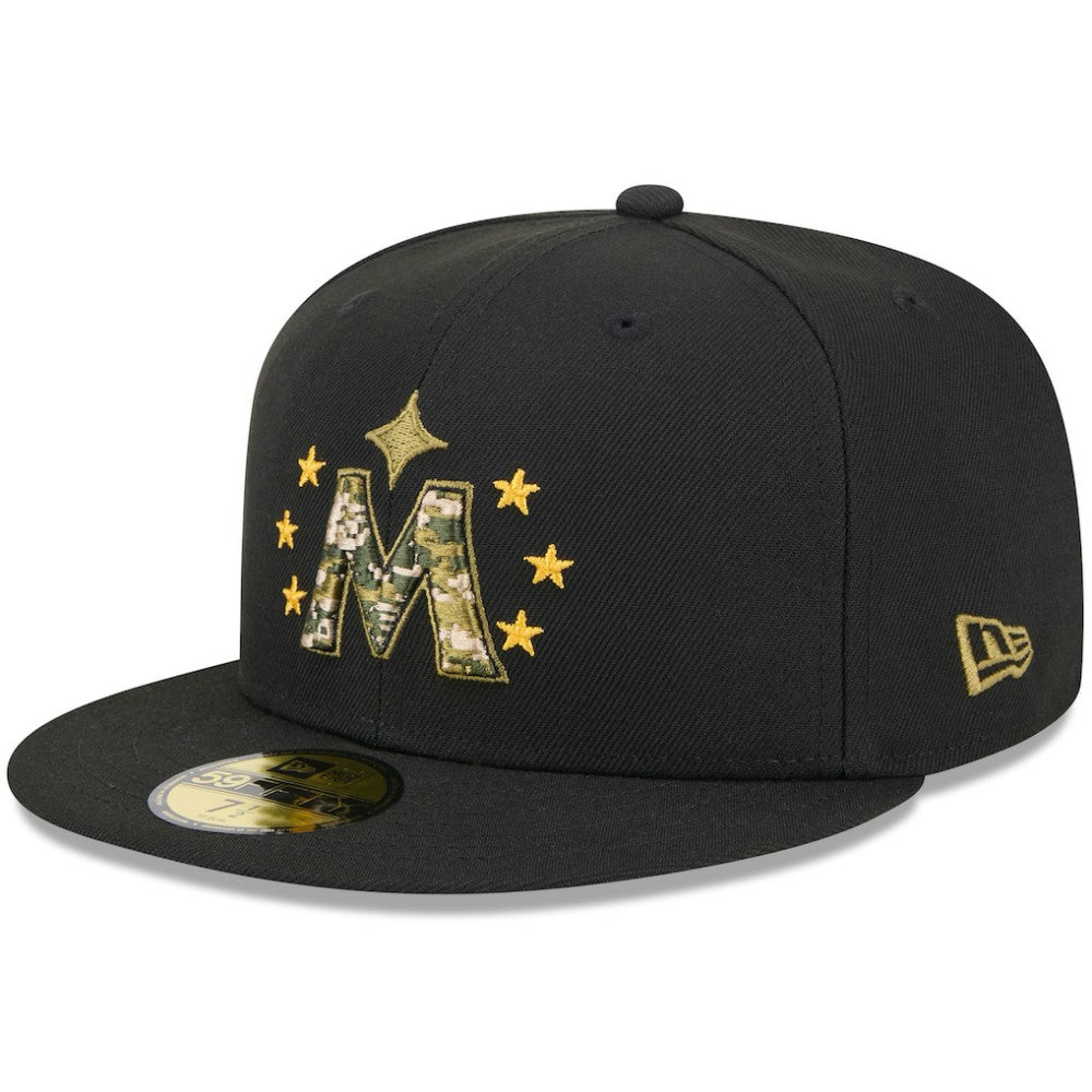 Minnesota Twins 2024 Armed Forces Day On-Field 59FIFTY Fitted Hat - Black | New Era