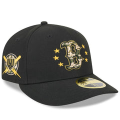Boston Red Sox 2024 Armed Forces Day Low Profile 59FIFTY Fitted Hat - Black | New Era