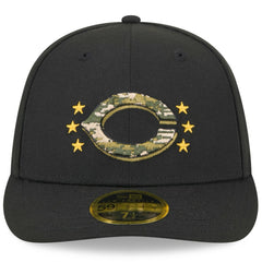Cincinnati Reds 2024 Armed Forces Day Low Profile 59FIFTY Fitted Hat - Black | New Era